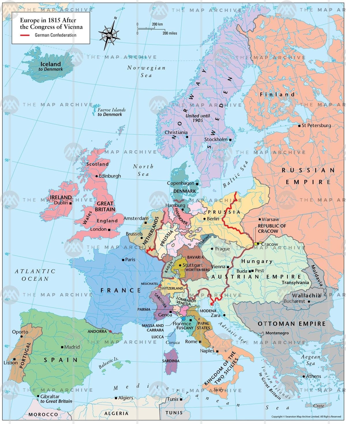 Vienne, Autriche carte de l'europe