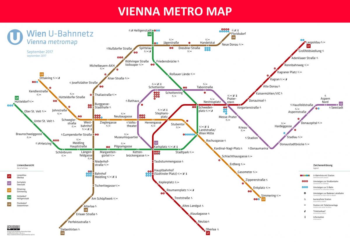La carte de Vienne metro app