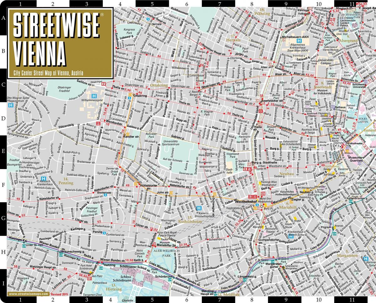 Carte de viser Vienne