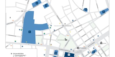 Carte de l'université de Vienne