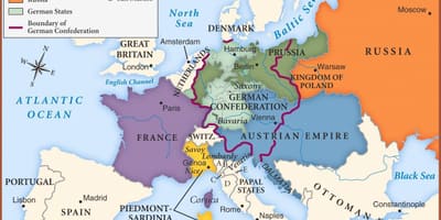La carte de Vienne en europe