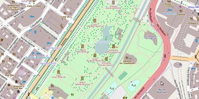 Carte de stadtpark de Vienne