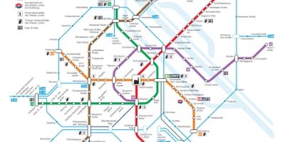 Wien plan de métro