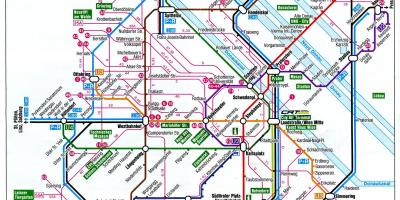 La carte de Vienne, Autriche train