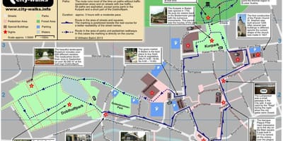 Vienne carte de marcher