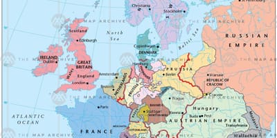 Vienne, Autriche carte de l'europe