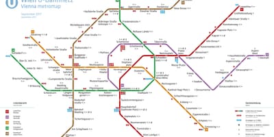 La carte de Vienne metro app