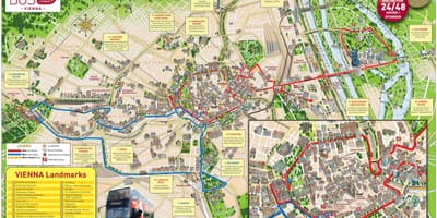 Big bus tour Vienne de la carte