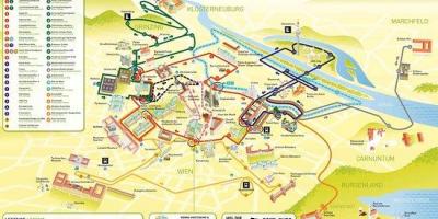 La carte de Vienne, bus touristique
